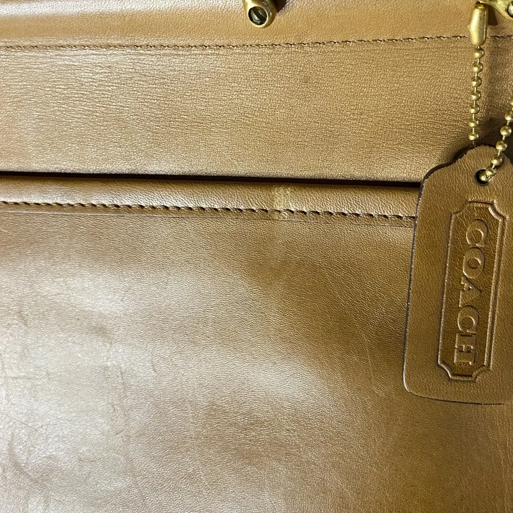 Vintage Coach Willis 9927 Camel and NWT CK547 Webbing Strap, NO ORIGINAL STRAP - Picture 15 of 16